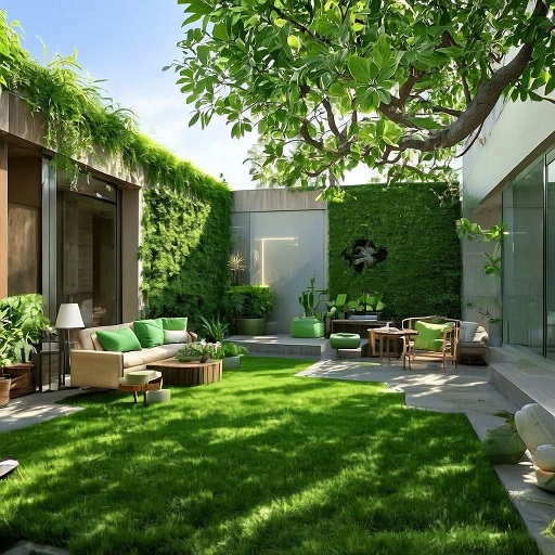 چمن مصنوعی باغ و ویلا